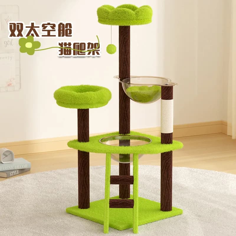 Color space capsule cat climbing frame litter cat does not occupy toy climbing frame
