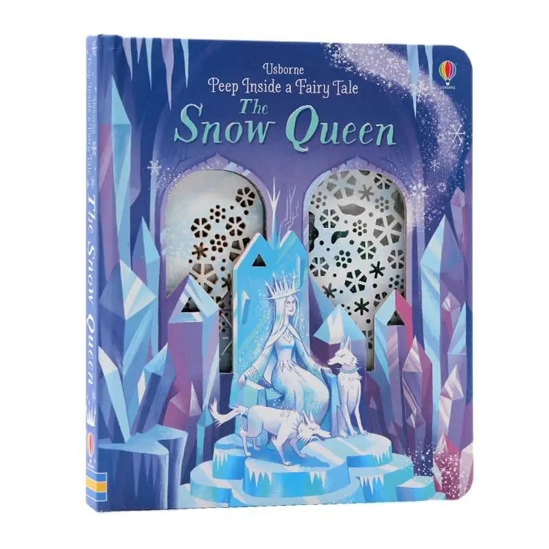 Peep Inside A Fairy Tale Snow Queen Libri illustrati educativi con patta 3D inglese Libro di lettura per bambini
