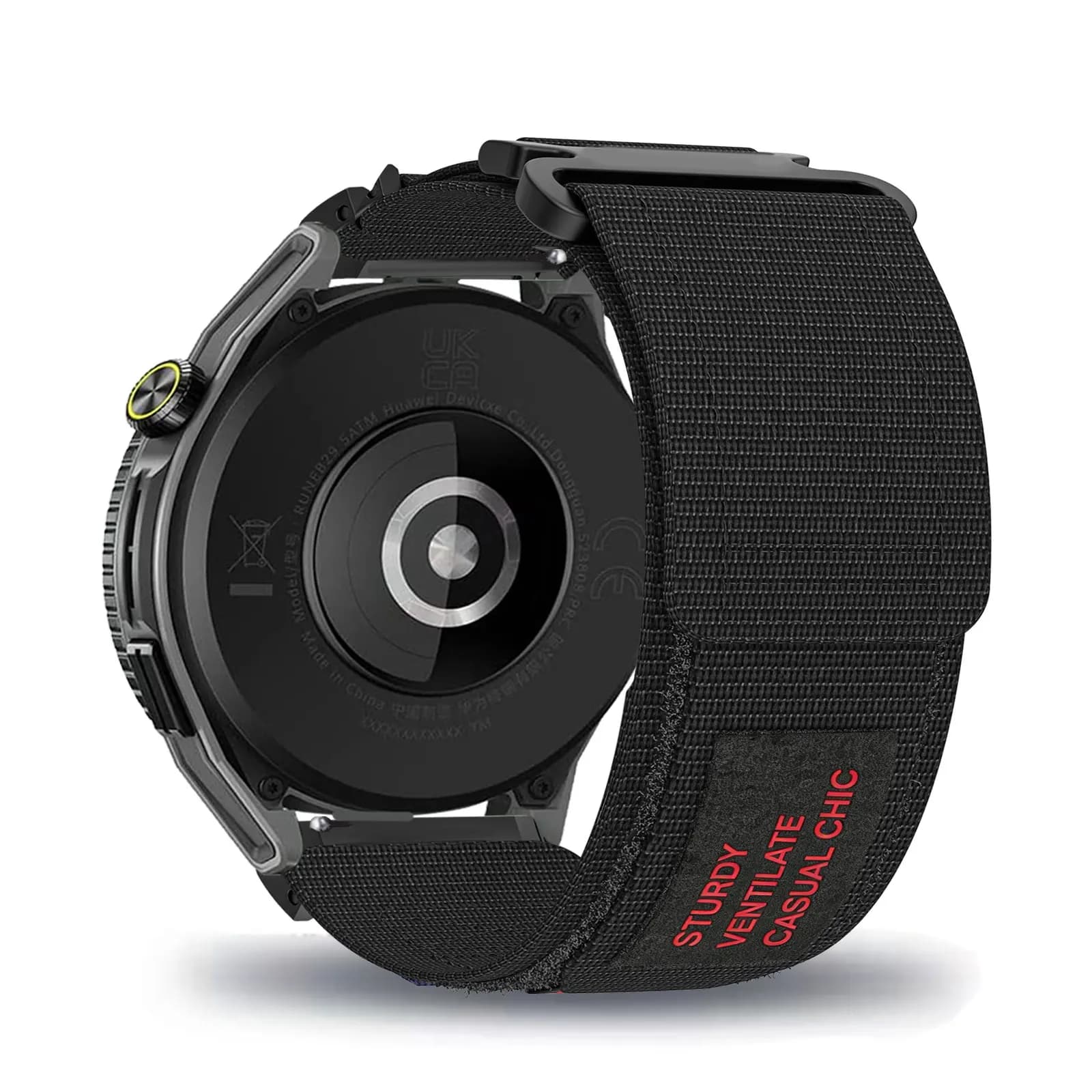 Cinturini in nylon con velcro per Amazfit GTR 2/GTR 2E/Cheetah/Cheetah Pro/Cheetah Round/Stratos 3/Stratos 2/Stratos/Pace