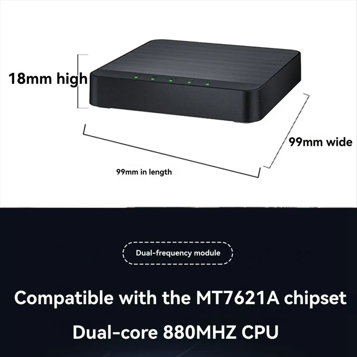 Router WiFi 4G LTE AS62 Versione EU 300Mbps Mini Box Modem WiFi Hotspot Esterno con Slot per SIM Card Ripetitore Supporta Fino a 30 Utenti
