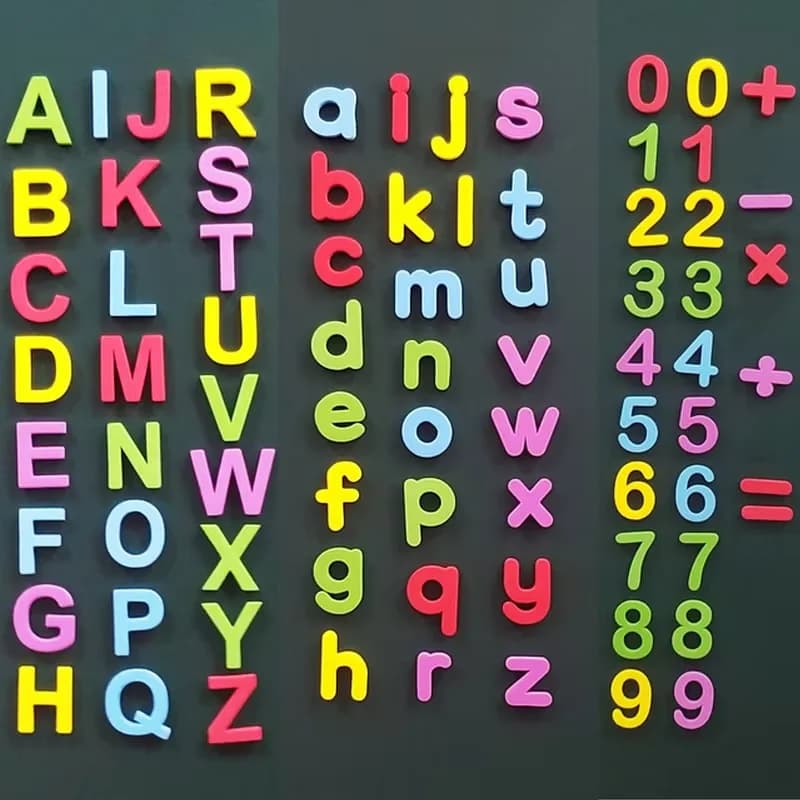 NEW EVA Foam Magnetic Alphabet Letters Learning Spelling Counting Set Refrigerator Stickers Educational Toys For Toddlers