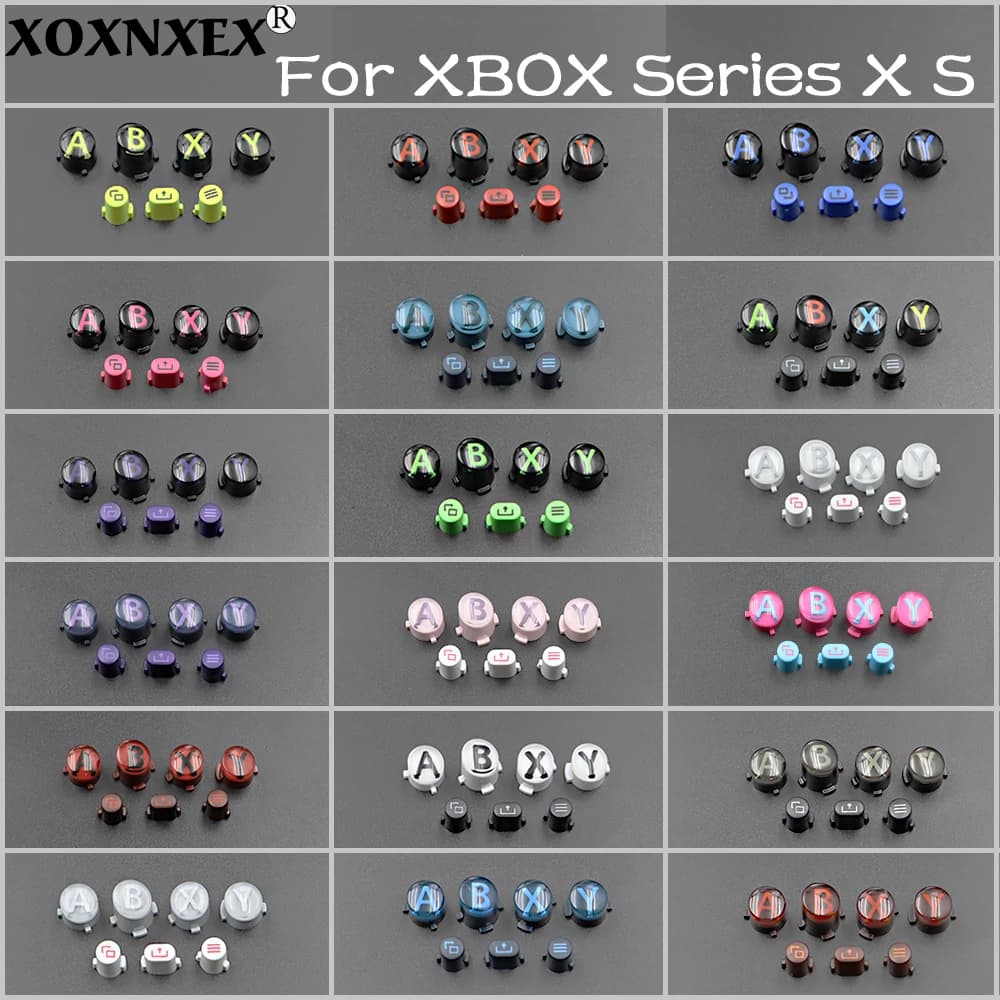 Per controller XBOX serie X/S Un set di pulsanti di ricambio con pulsanti ABXY, kit Mod per la sostituzione delle parti di riparazione della maniglia