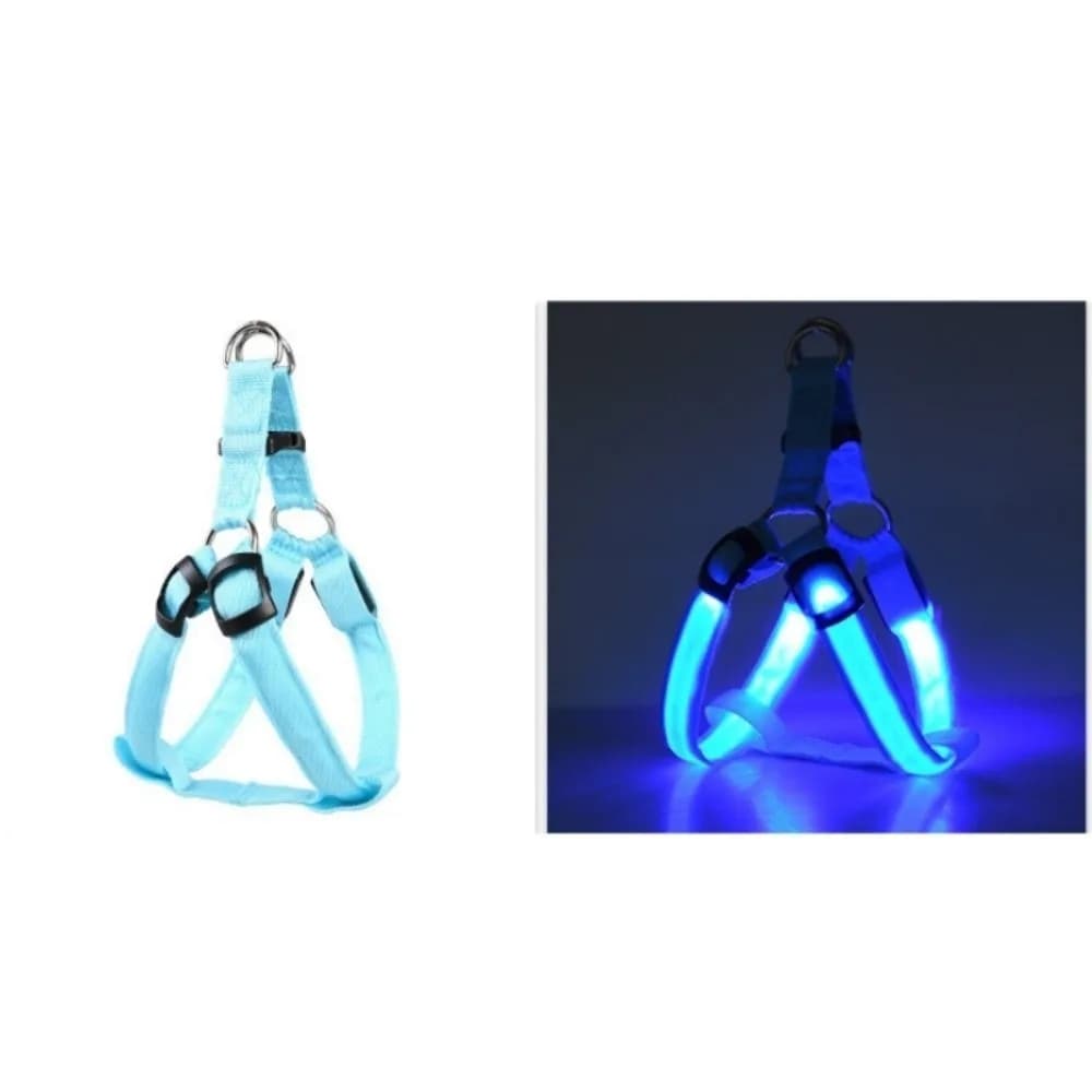 Pettorina per Cani LED Luminosa Ricaricabile, Regolabile, Cinturino Luminoso per Animali Domestici, Gilet Lampeggiante Morbido per la Sicurezza degli Animali