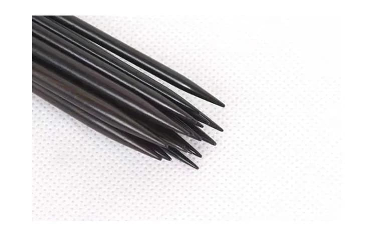 Set di Ferri da Maglia Trifur Staccabili in Ebano Nero, 2345 Pollici, per Maglioni e Accessori Fai-da-Te