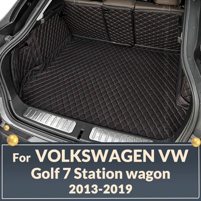 Tappetino bagagliaio per Volkswagen Golf Station wagon Golf 7 2013 2014 2015 2016-2019 cargo liner carpet accessori interni cover