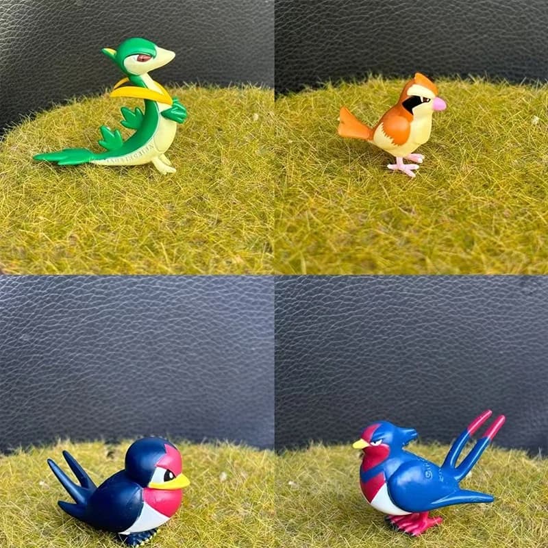 Bobo Ivy Snake Small Mc Musharna‌ Rattata‌ Alcremie‌ Mime Jr Model Doll Mini Action Figure Desk Decor Ornaments Fans Gift