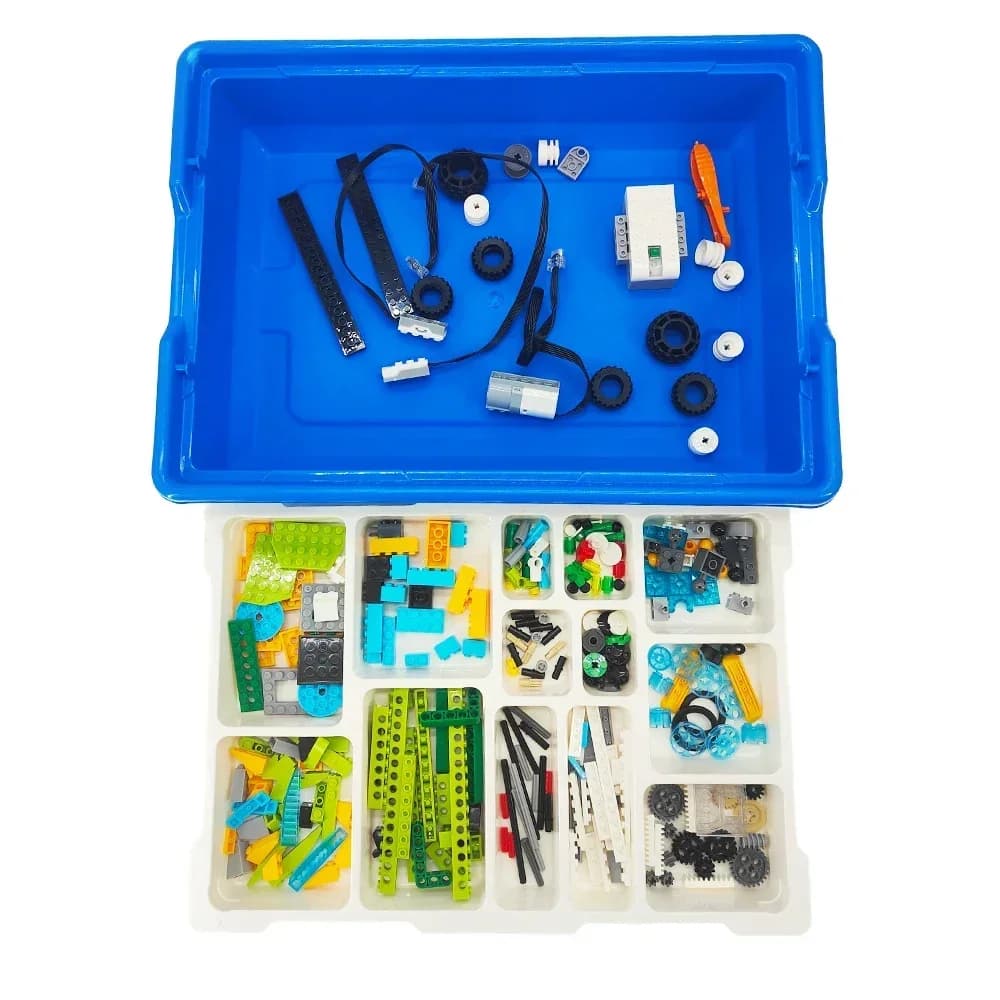 WeDo 2.0 Core Set Blocchi di costruzione educativi - Parti compatibili 45300 Funzione fai da te Giocattolo regalo di Natale per bambini