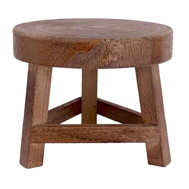 AWAH Sgabelli bassi in legno per interni ed esterni Panca piccola Supporto per piante Portavasi Scaffale Design moderno per decorazioni da giardino per ingresso