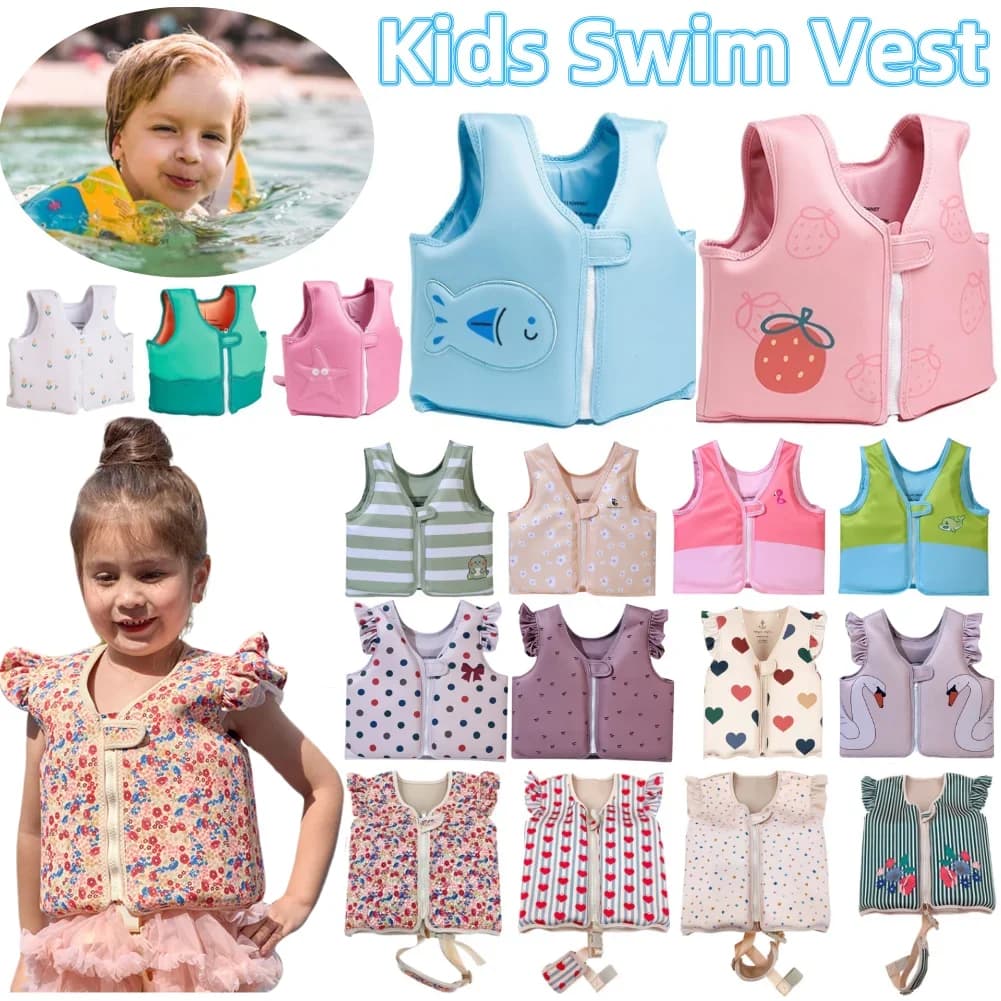 Infant Buoyancy Vest Jacket Cute Three-dimensional Design Child Bathing Swimming Life Float Swim Gear Swimming Pool Accessories