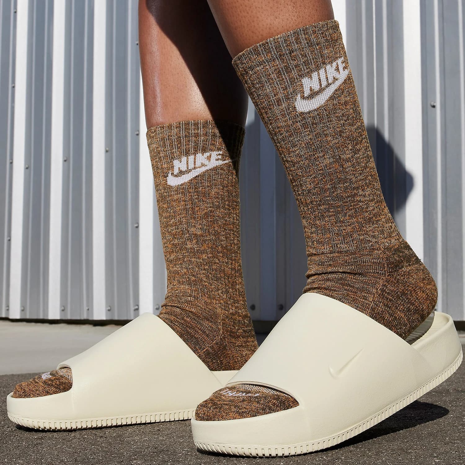 Sandali scivolo da donna nuovi originali Nike DX4816-701