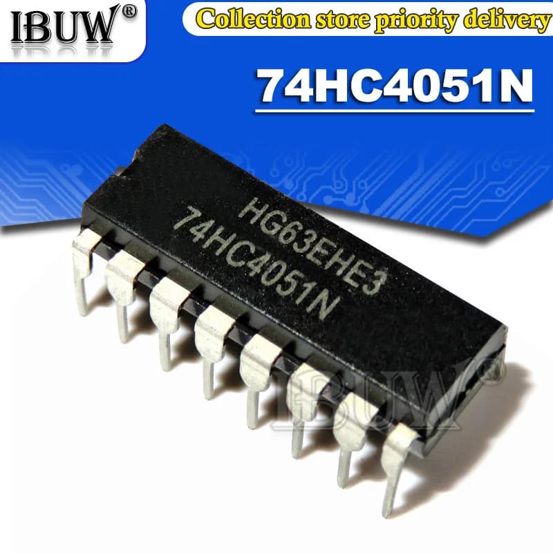 10 pz muslimate DIP16 SN74HC4051 74 hc4051n 74 hc4051 DIP IC integrato