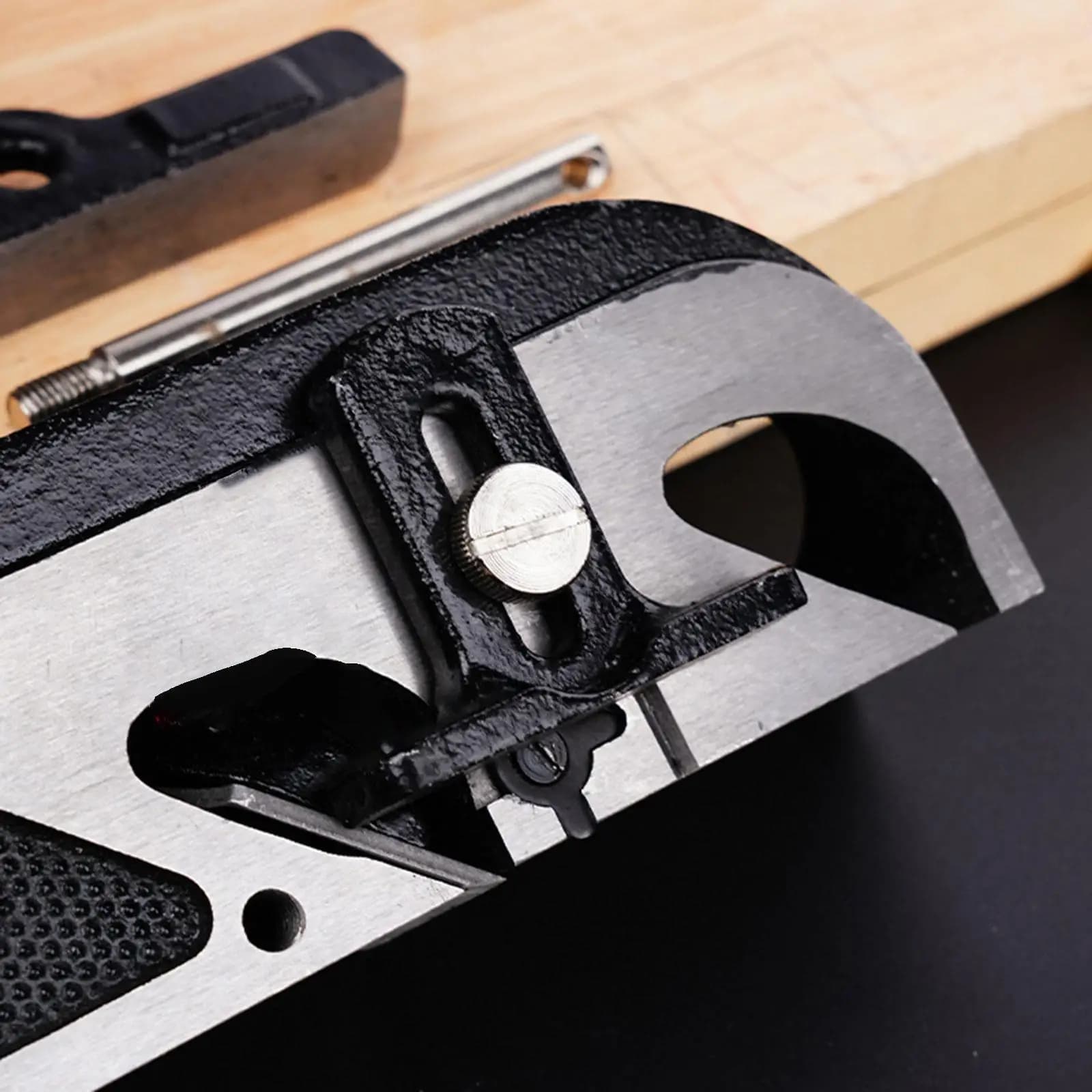 Pialla Manuale in Ghisa per Falegnameria, Mini Pialla a Blocco, Utensile Multiuso per Rifilatura e Modellatura