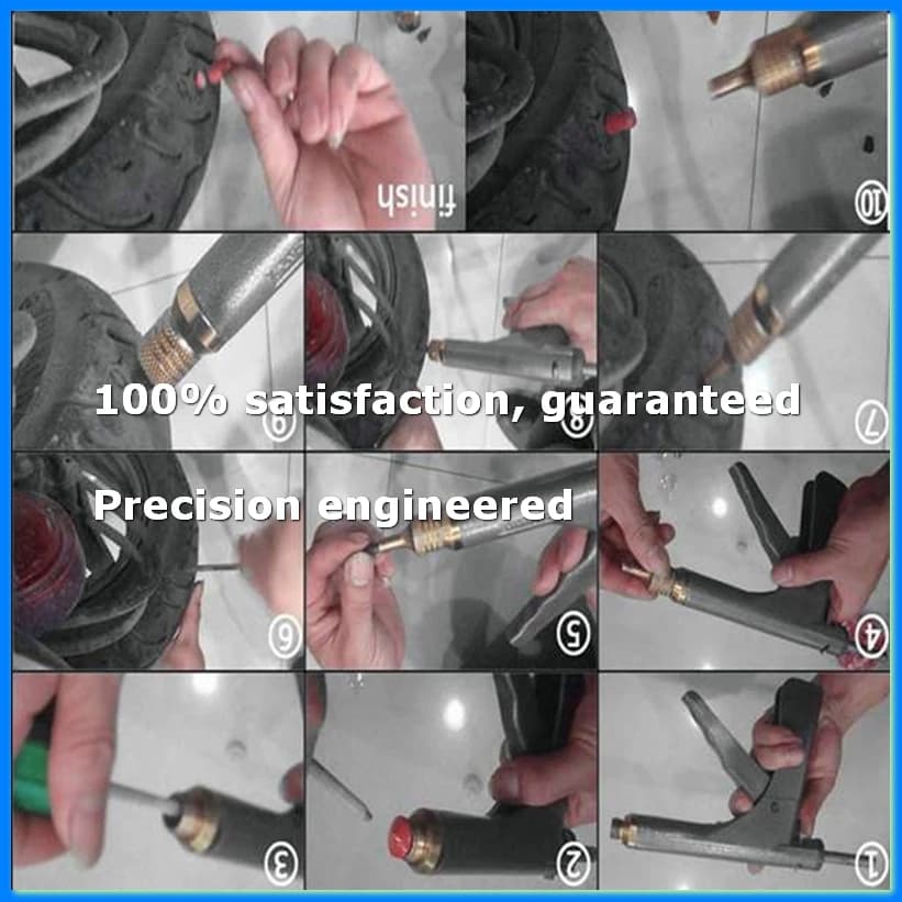 Car Tire Repair Tool Tire Repair Kit Auto Bike Tire Repair Puncture Plug Garage Motorcycle Wheel Vacuum Kit,Radial Rubbe-ABAM