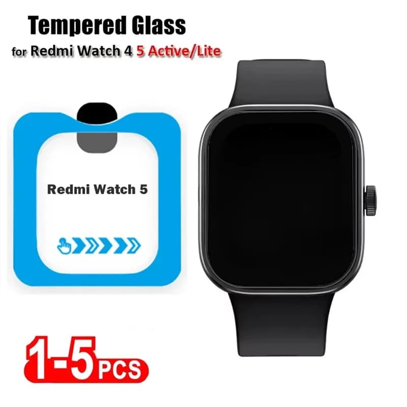 Tempered Glass for Xiaomi Redmi Watch 4/5 Active/5Lite Screen Protective Glass Tempered Glass Easy to Install