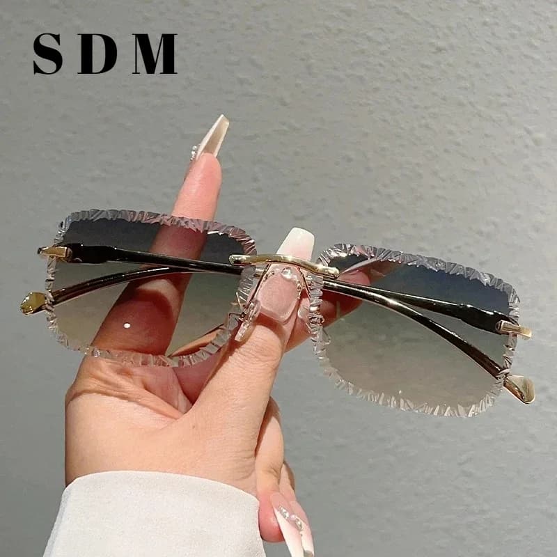 Occhiali da Sole Vintage Sfumati alla Moda per Uomo e Donna, Design di Lusso Trendy