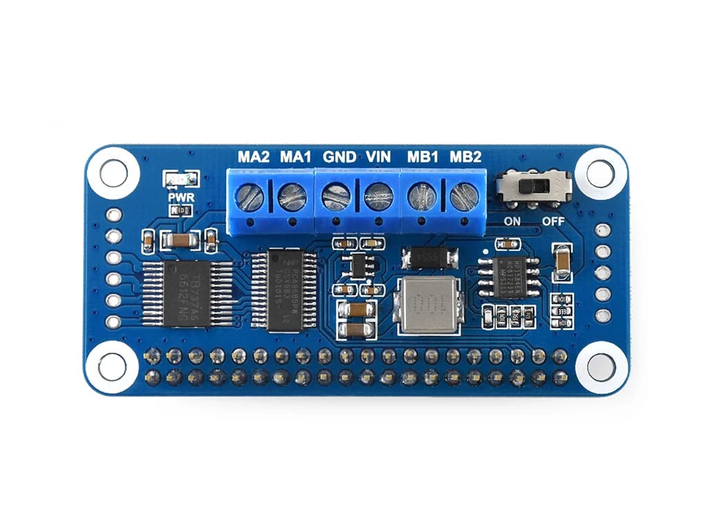 Waveshare Motor Driver HAT for Raspberry Pi, I2C Interface