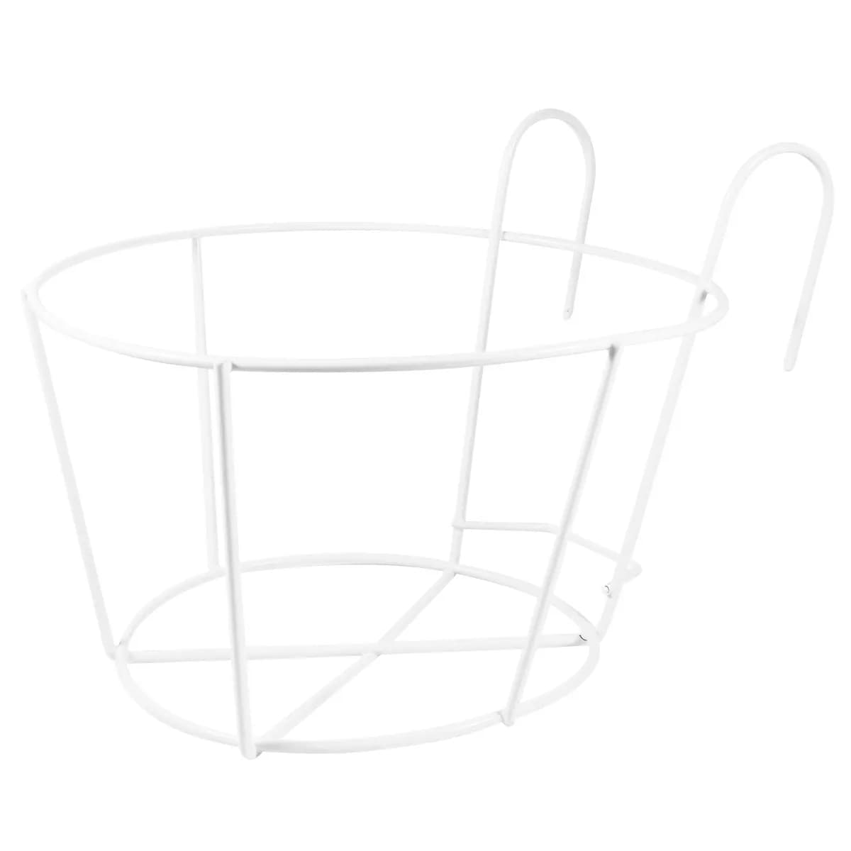 2 Pieces Premium Iron Holder for Flower Jars, Suspended shelf Decorative Space Saving for Balcony and Davanzale
