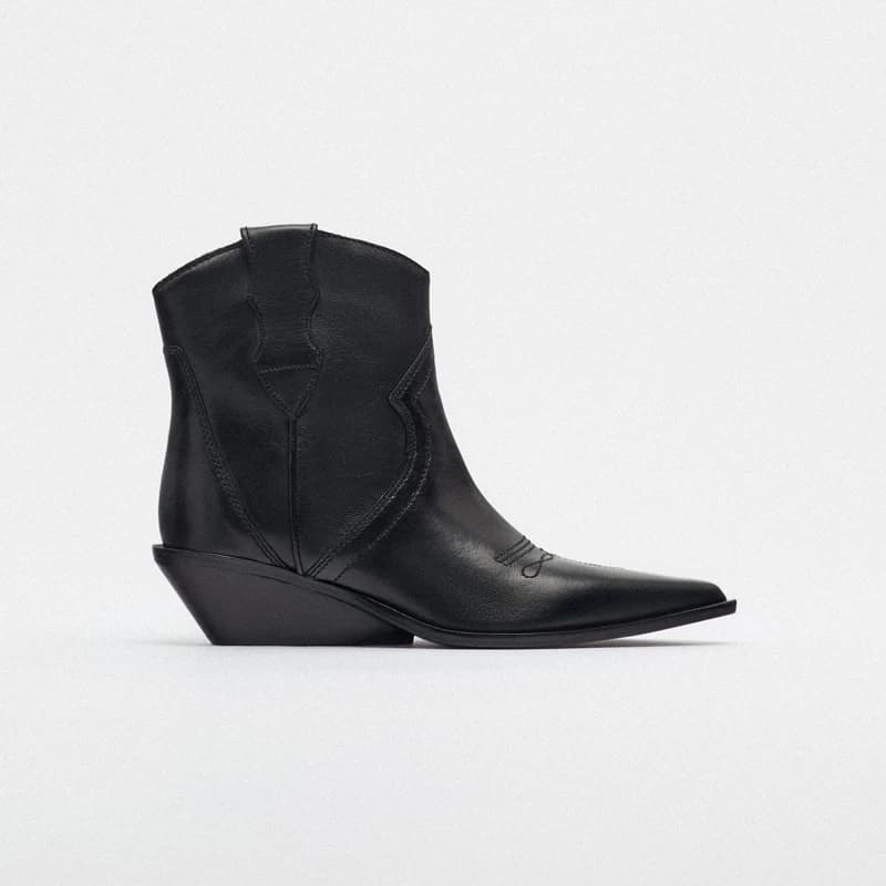 Stivaletti Chelsea da Donna Autunno 2026 con Punta Affusolata in Pelle Bovina Nera, Tacco Alto, Stile Britannico, Botas Mujer