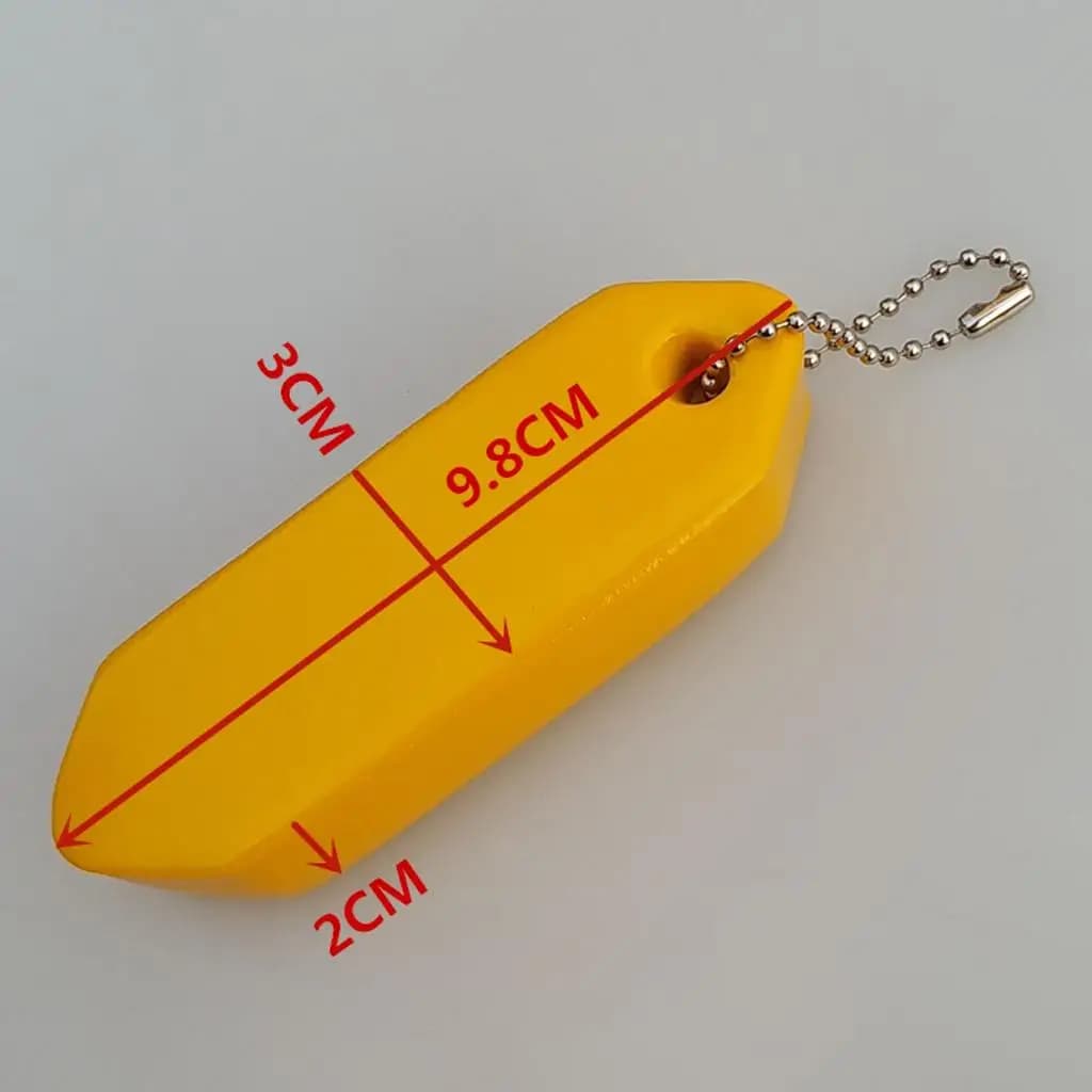Key Floats Fob Chain Buoy Lightweight EVA Foam Floating Key Ring for Nautical Boat Accessories Fishing Kayak
