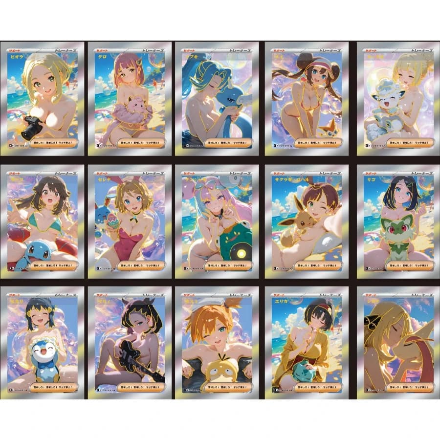 Pokemon PTCG Misty Rosa Cynthia Lillie OPCG Nam Boa·Hancock Giocattoli Hobby Collezionabili Collezione di Giochi Carte Anime