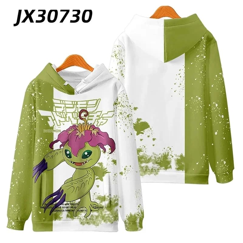 Premium Cosplay Outfit Anime Digimon Adventure 3D Print Women/Men Hoodie Sweatshirt V-mon Wormmon Agumon Palmon Tailmon Patamon