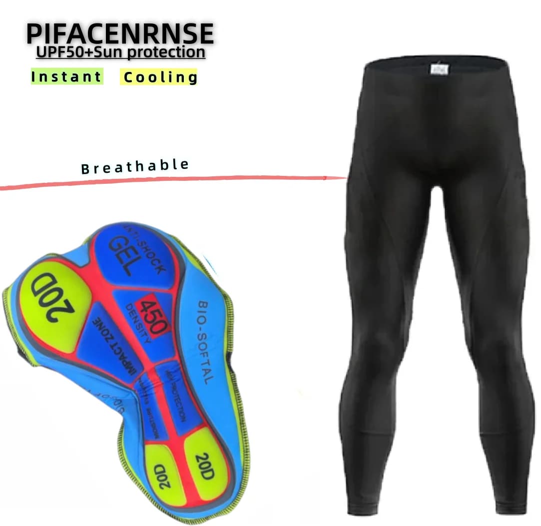 MTB black Cycling Pants Summer Gel Pad Bib Pants Breathable Men's Cycling shorts Tight Mountain Bicycle