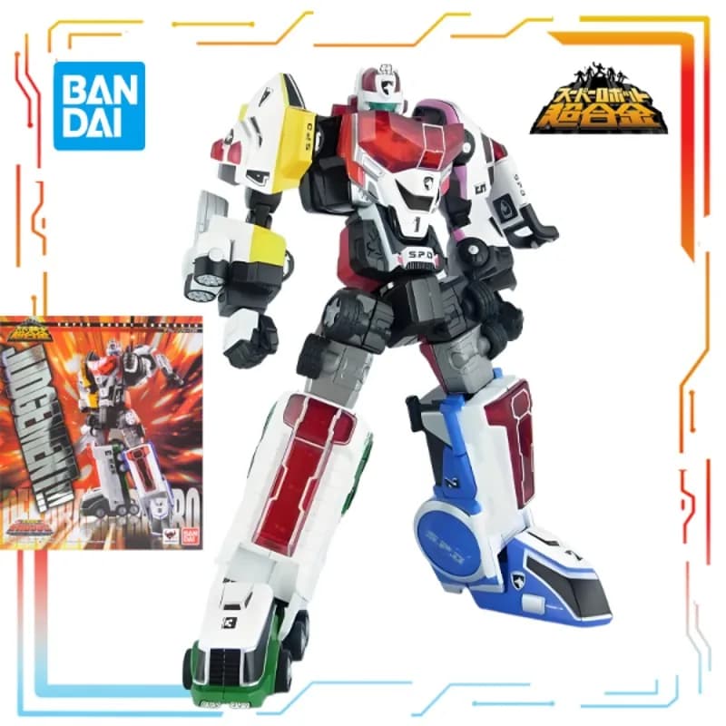 I prodotti BANDAI Mecha sono dispositivi mobili Squadra di ricerca speciale Robot di ricerca speciale Anime Action Figure Giocattoli Modello Regali per ragazzi