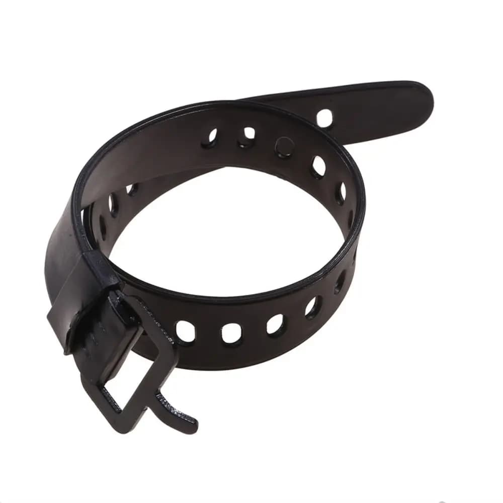 2Pcs Multi-purpose Rubber Tension Strap with Insert Buckle Unbind Quickly Ties Cable Straps Convenient Compact Fastener Tape