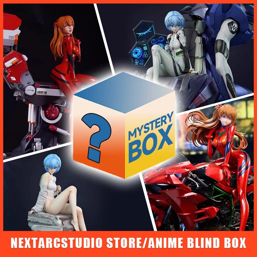 Evangelion Blind Box Anime Figure Casuale EVA PVC Action Model Da Collezione Mini Medio Grande Formato Regalo Bambola A Sorpresa Giocattolo Ventole
