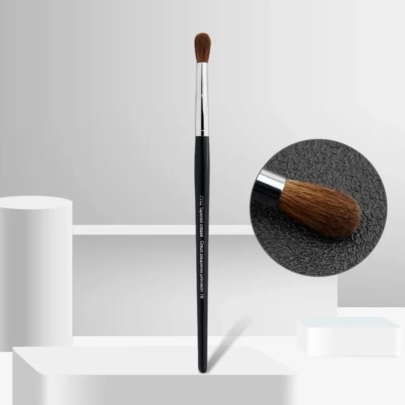 Professional Eyeshadow Brush Tapered Crease Precison Eye Makeup brush S19 Natural Goat Hair Beauty Cosmetic Blender Brush