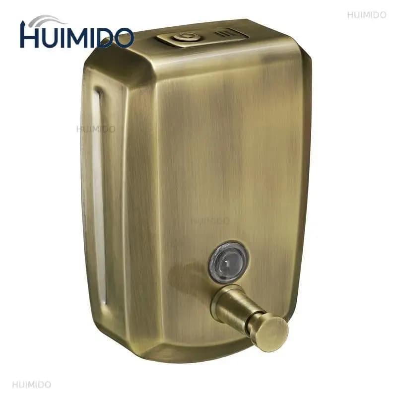 Antique Bathroom Liquid Soap Dispenser 500/800/1000ml Wall Mounted Soap Pump Stainless Steel Hand Soap Shampoo Dispenser Black