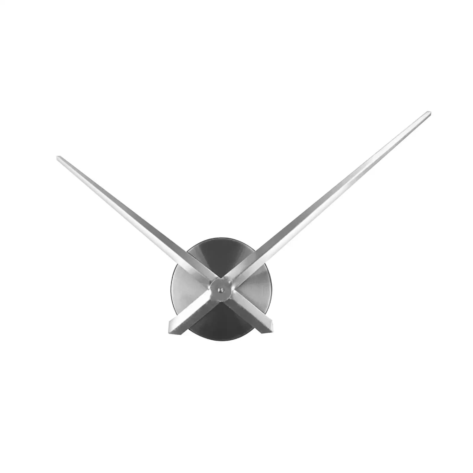 Kit di Sostituzione Movimento Orologio Silenzioso Fai-da-Te con Grandi Lancette in Lega di Alluminio per Decorazione Camera da Letto e Soggiorno
