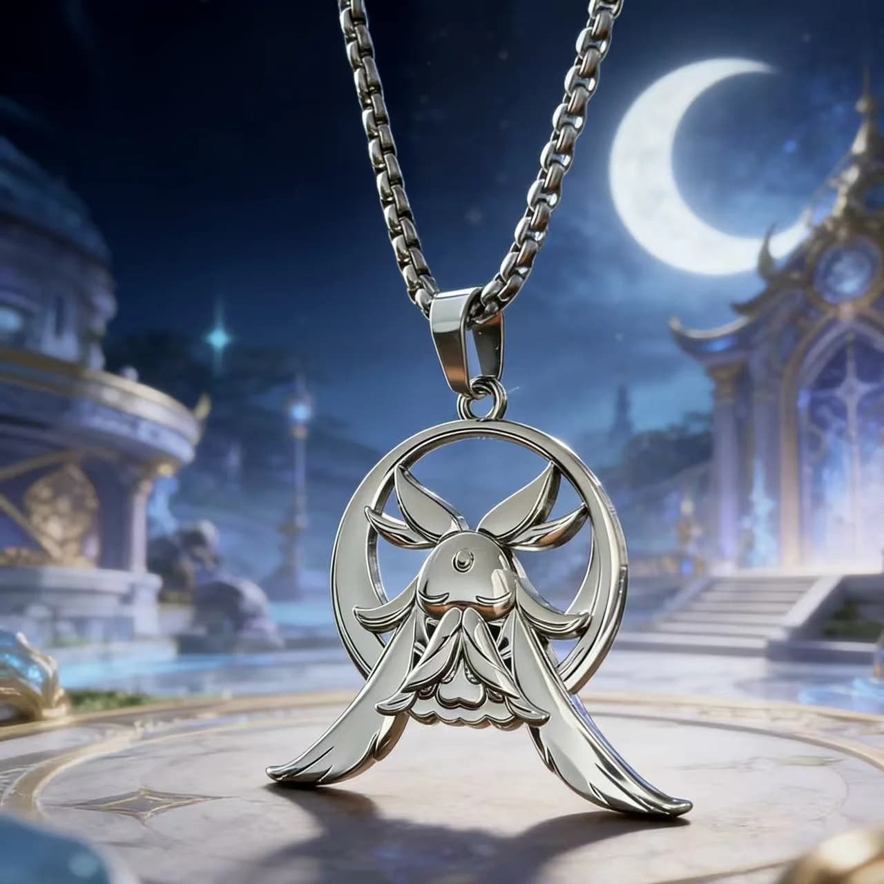 Game Genshin Impact Columbina Kuuhenki Pendant Necklace Cosplay Prop Halloween Costume Accessory Gift Birthday Present