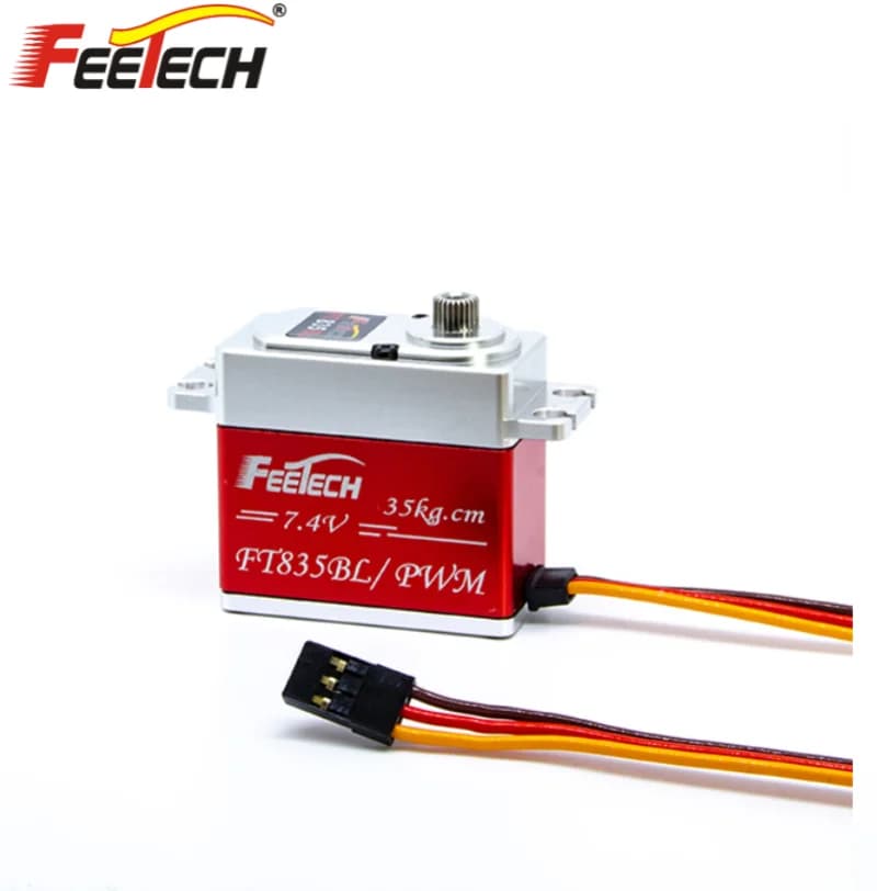 Servo digitale in metallo da 35 kg Servo brushless a coppia elevata FT835BL per 1/8 1/10 RC Auto Baja Elicottero Motore acceleratore Robot