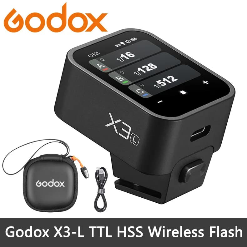 Godox X3-L TTL HSS Wireless Flash Trigger Touch Screen OLED 2.4G Wireless X3 Quick Charging Transmitter X3L for Leica Camera