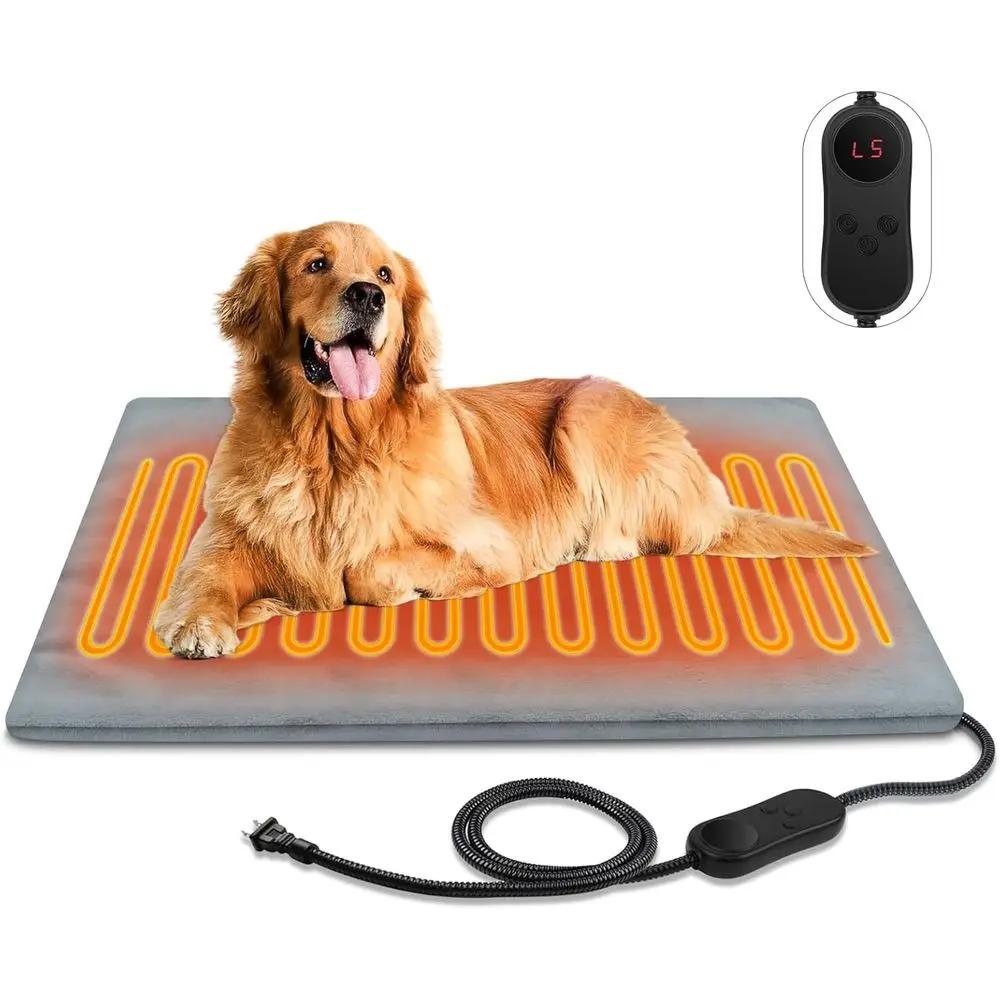 Cuccia Riscaldata Extra Large Impermeabile per Cani e Gatti, 90x60 cm, Ideale per l'Inverno
