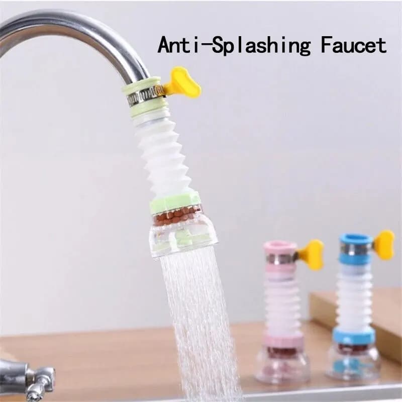 Il rubinetto antispruzzo della cucina può ruotare estendere il filtro Rubinetto dell'acqua universale per la casa Rubinetto per doccia per lavabo multifunzione
