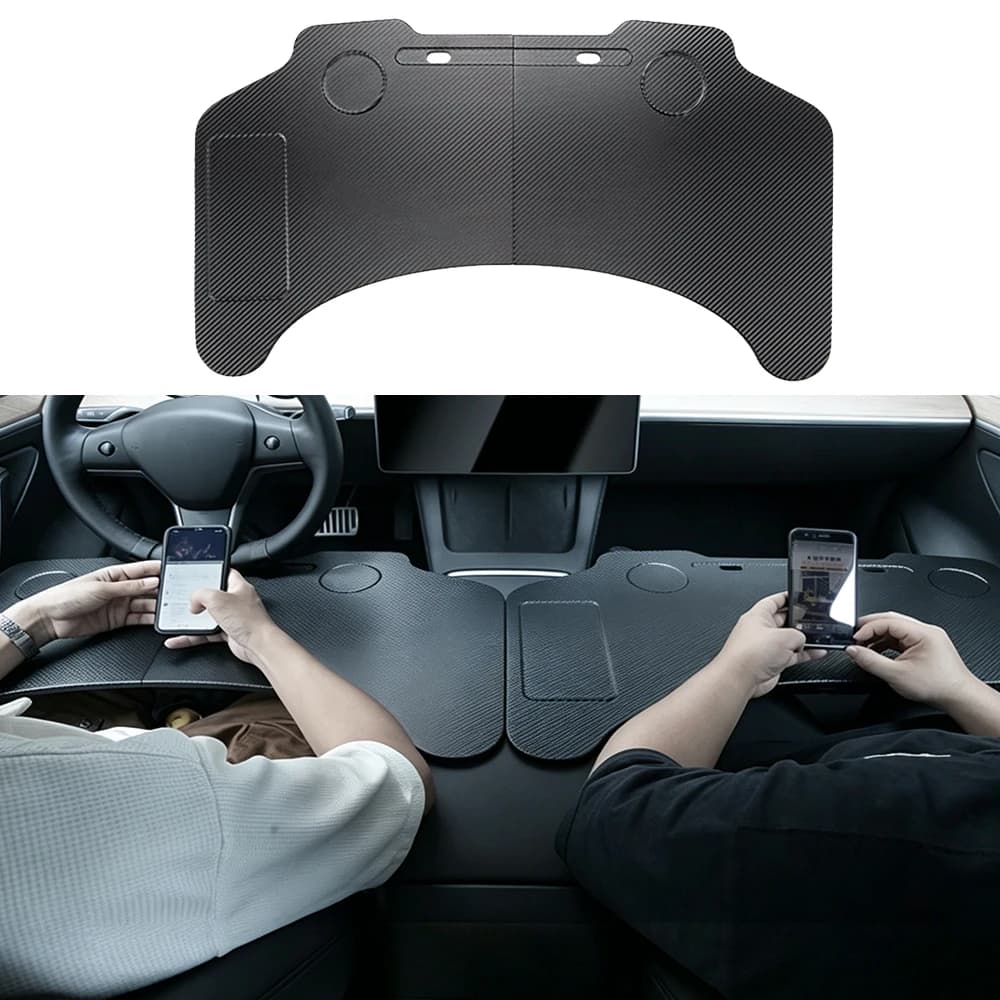 Car Steering Wheel Laptop Tray Travel Desk Portable Office Table For Tesla Model 3 Highland Y Juniper Model YL Auto Accessories