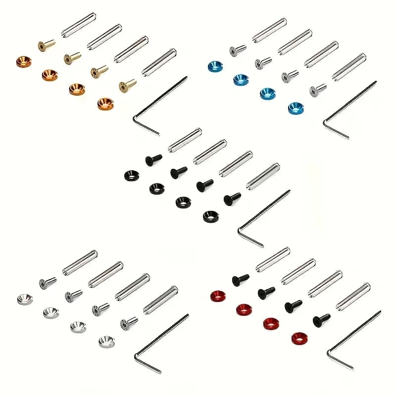 13 pezzi / 1 set, kit di installazione ventole per case di computer, inclusi viti in acciaio inossidabile, dadi di bloccaggio e rondelle