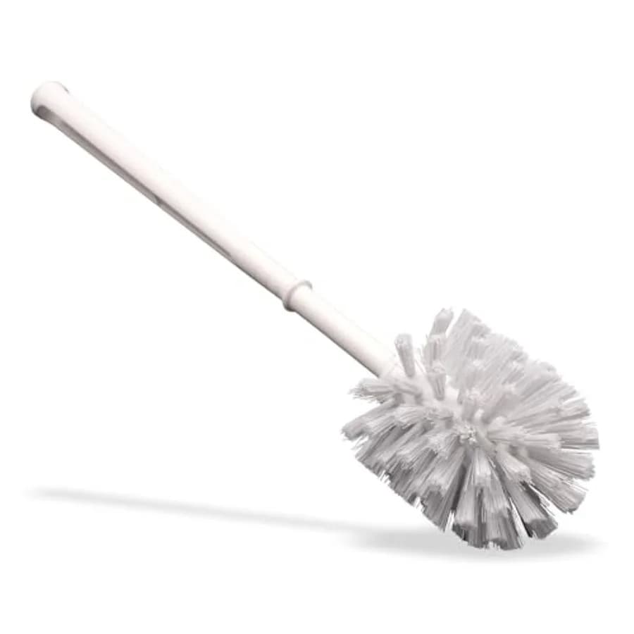 Sparta Flo-Pac Toilet Bowl Brush for Commercial Restrooms, Heavy Duty Toilet Brush with Plastic Handle for Bathrooms, 11 Inch,