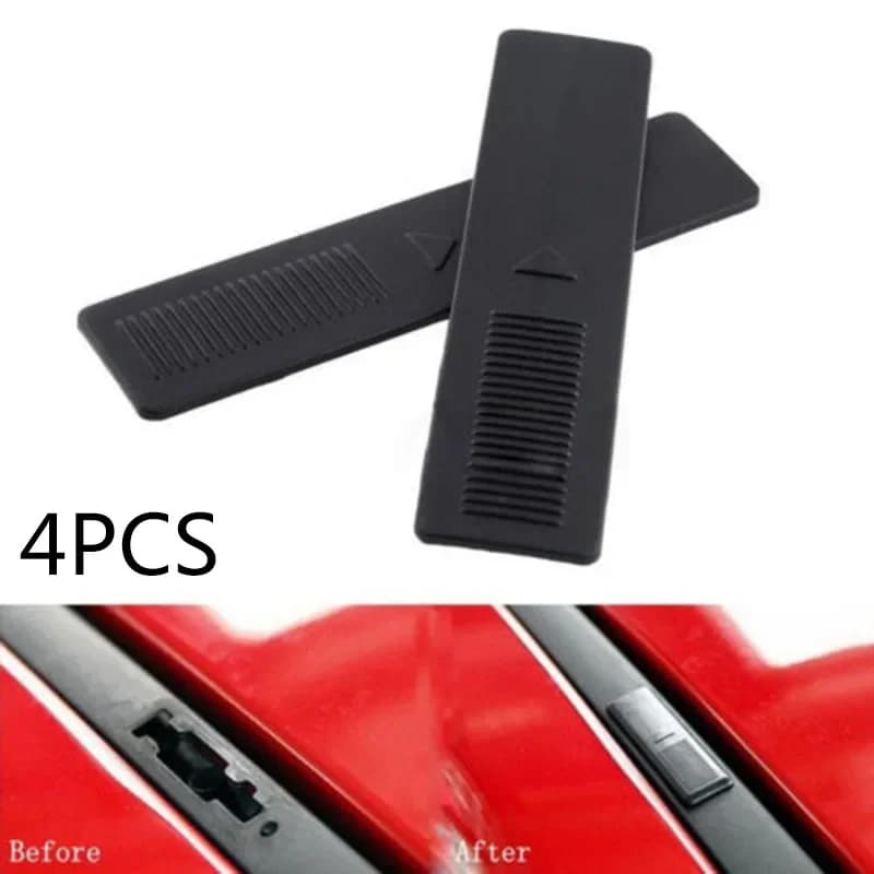 4x Auto Roof Rail Rack Printing Car Cover Clip Styling Decoration Self Stripe Cap Drip Trim For Mazda 3 6 2 CX5/CX7/ CX