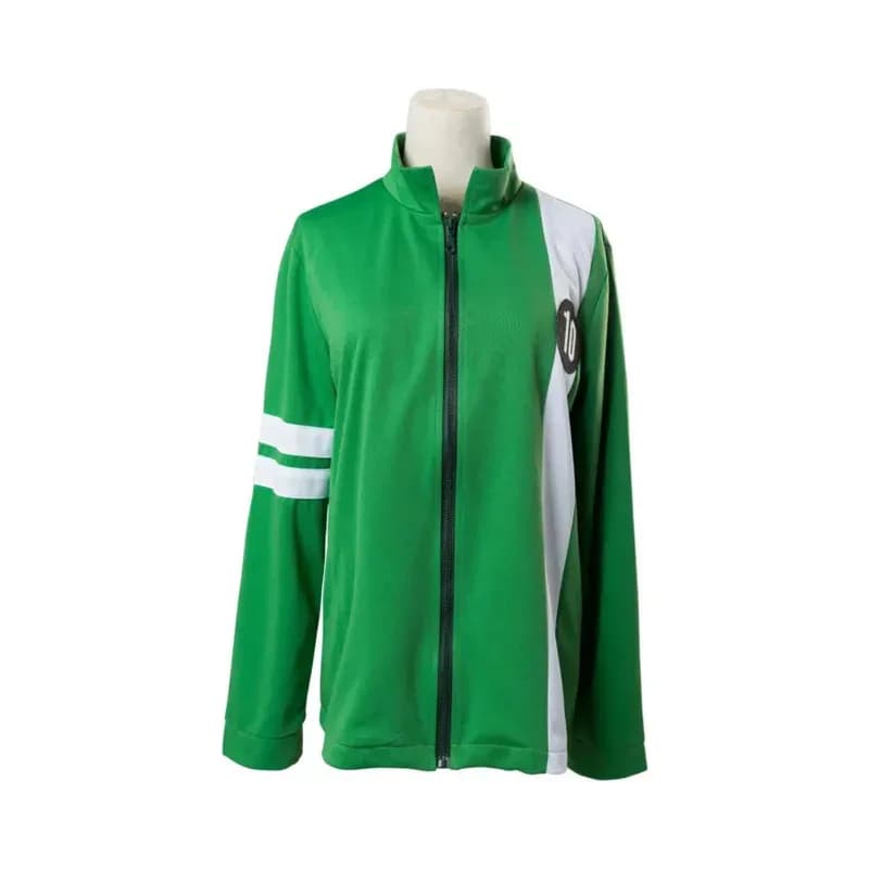 Bambini/Adulti Anime Cosplay Ben Tennyson 10 Costume Stampa T-shirt in cotone Giacca con zip Cappotto 62T HL1607b;4.f'7;j,3'