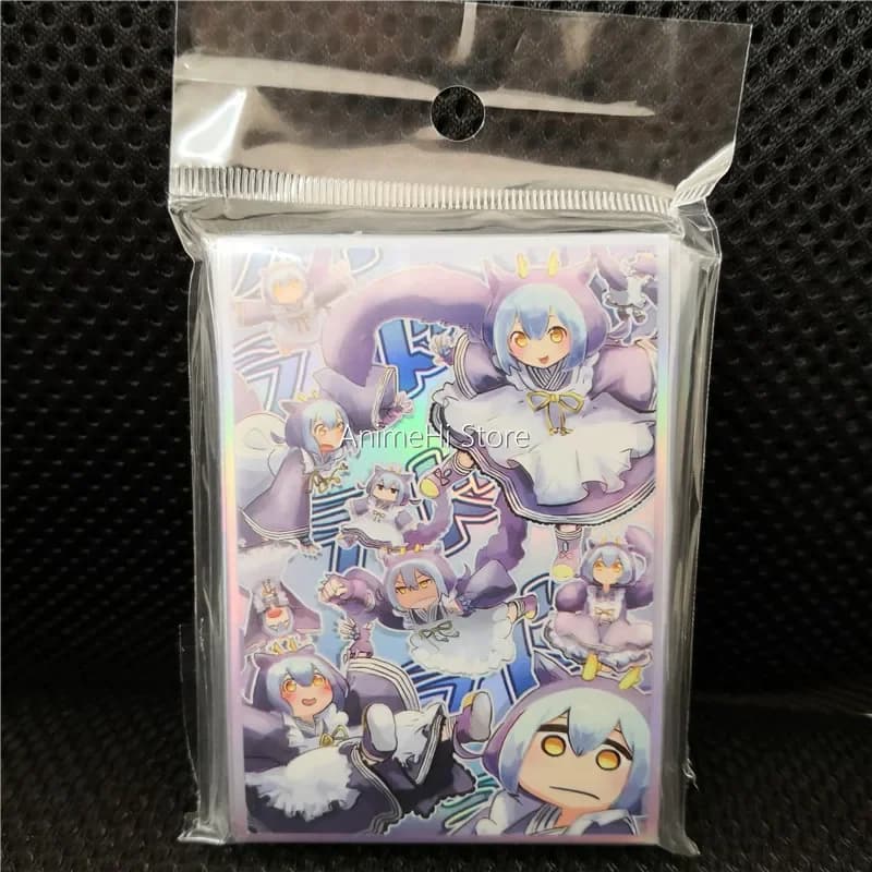 50 pcs/bag game Yu-Gi-Oh! Laundry Dragonmaid Card Sleeves Anime Yugioh Sleeve Cards Protector Gift Case