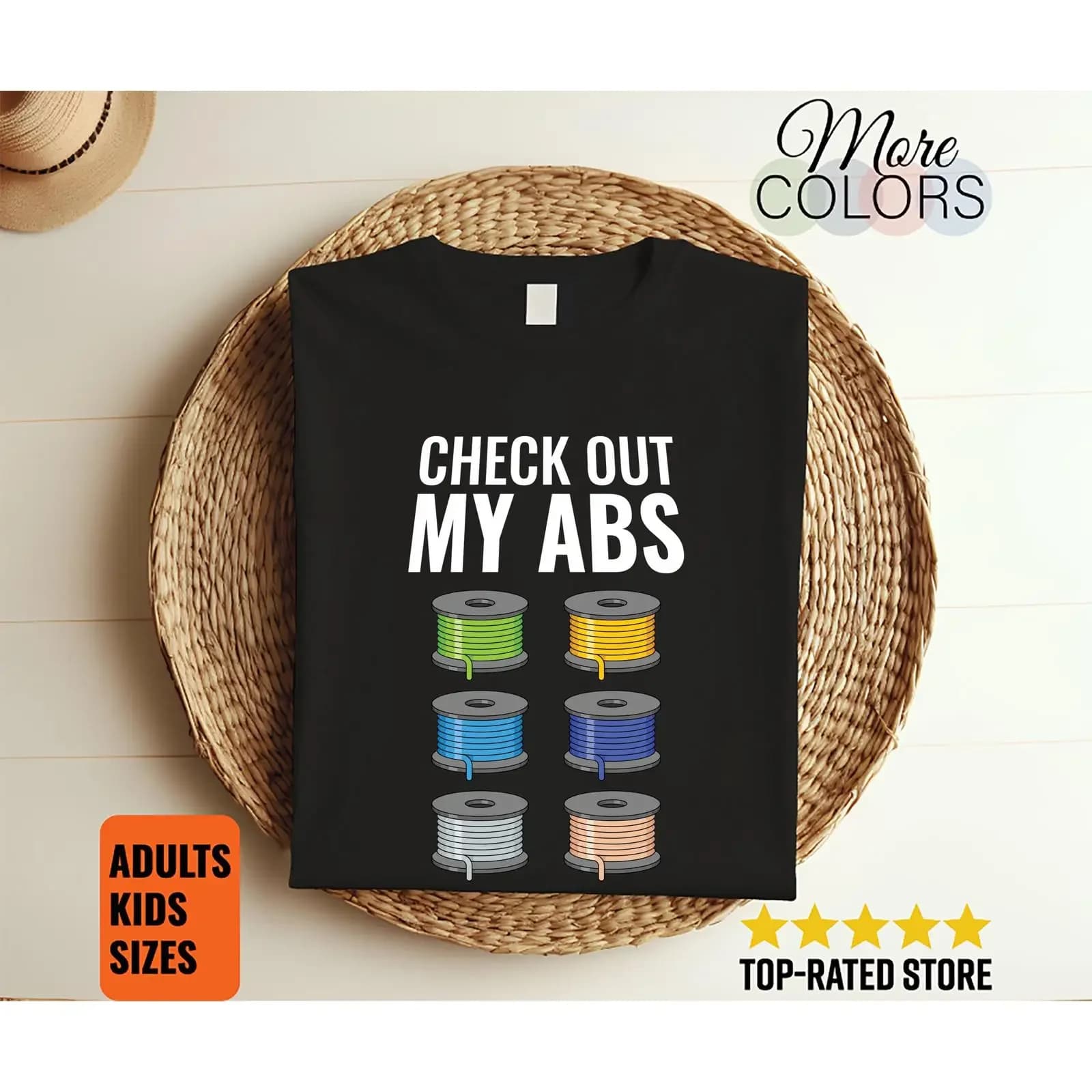 Check Out My ABS 3D Printer T Shirt Funny Filament Nerd Maker Engineer Tech Hobbyist Geek Apparel vintage Washed fashion Soft