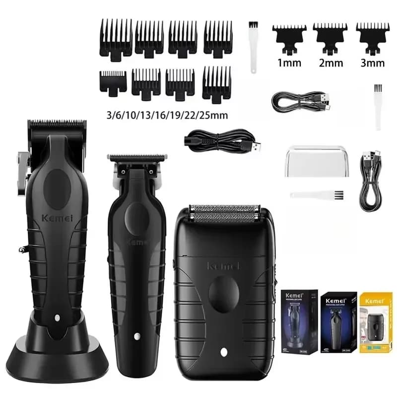 New Kemei Kit original haircut KM-2296 KM-2299 KM-T95 Rechargeable electric haircut Barbiere Professional razor for men