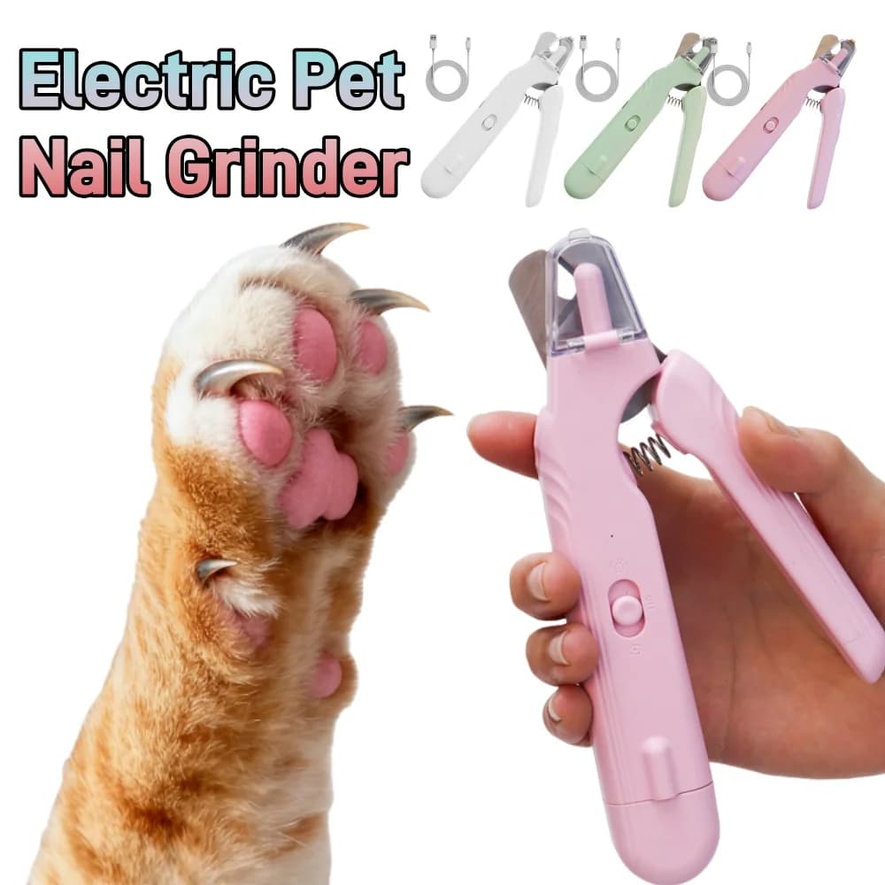 Tagliaunghie LED per Cani e Gatti, 2-in-1 con Linea Sanguigna Visibile, Strumento Multifunzionale per la Cura degli Animali Domestici
