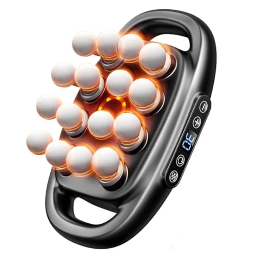 Massage Gun with 16 Heads for Deep Weaving, Pain Lift, Spalle and Gambe, Valentine's Gift, Massage Set for Collo