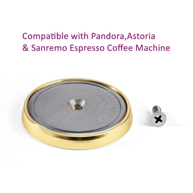 For Pandora,Astoria & Sanremo Espresso Coffee Machine,3pcs Stainless Steel Brew Head,Silicone Gasket & 52mm Shower Screen