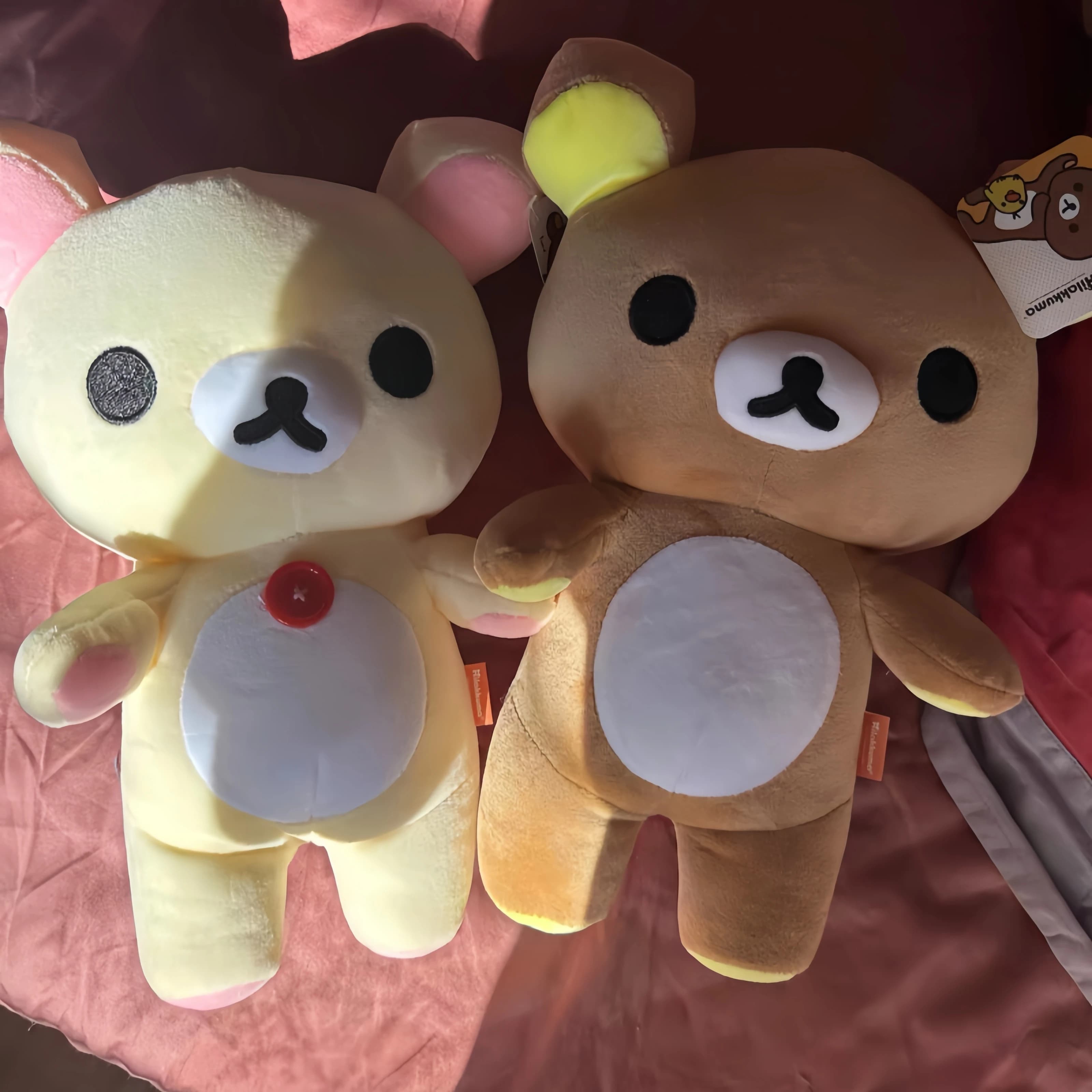 Adorabili peluche Rilakkuma bianchi, orsetti di peluche, cuscini morbidi per divano, decorazioni per la stanza, regalo di compleanno per bambini, regalo di Natale