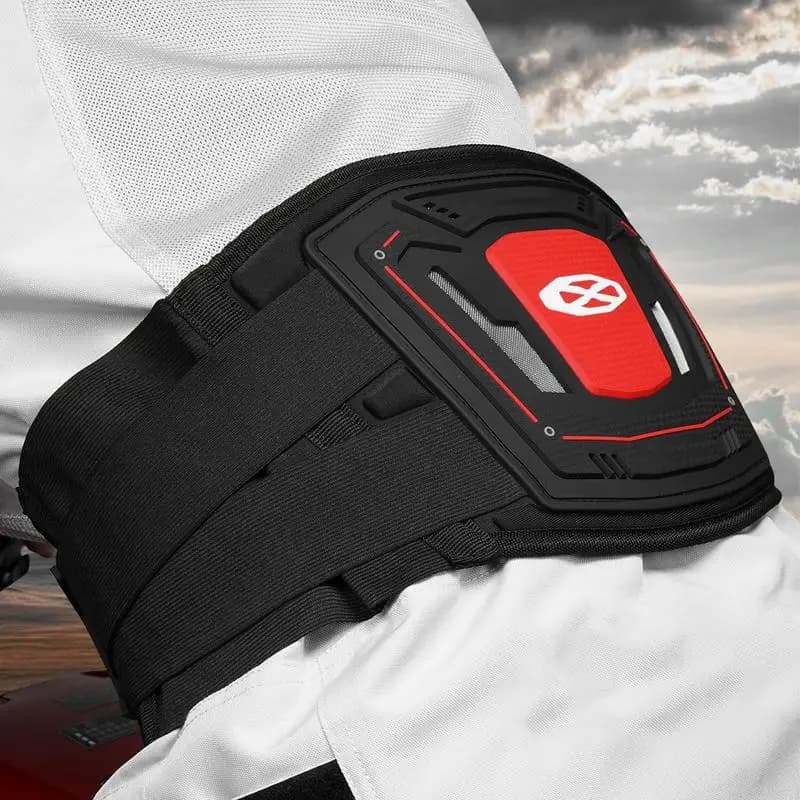 Lumbar Support Belt Adjustable Reflective Equipment Waist Protection Equipment for Motorcycle Racing at Home Gym Sports Riding Cycling
